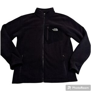 The North Face Black Fleece Jacket Men's size Medium EUC